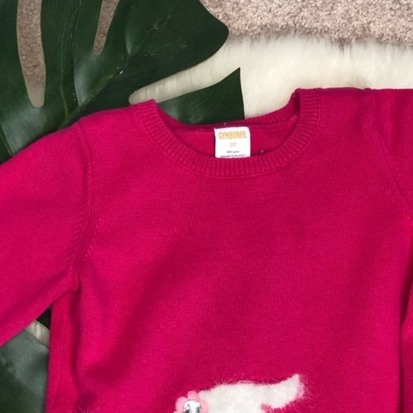 Gymboree 3T Pink Dog Striped Dress - Picture 6 of 7